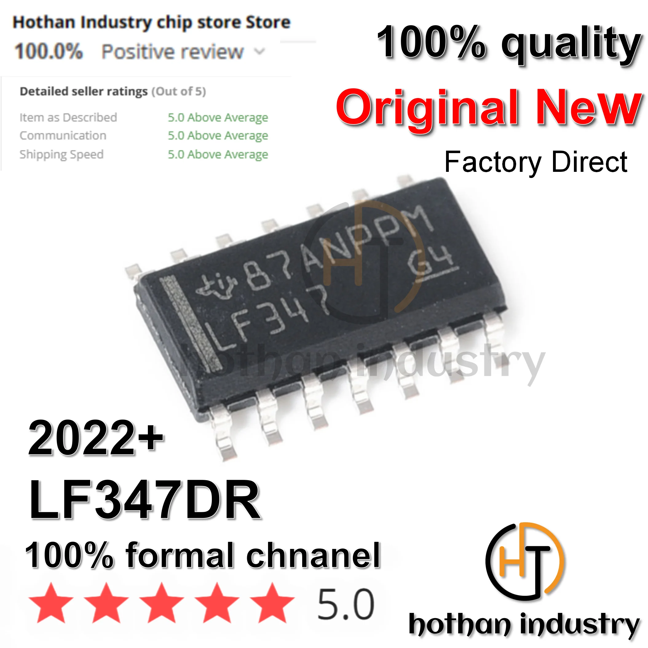 (10 Pz) Lf347Dr Lf347 347Dr Alta Qualità Nuovi Amplificatori Operazionali Originali Al 100%-Amplificatori Op Quad Wb Jfet Op Amp