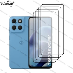 Premium Full Cover Tempered Glass Screen & Camera Protector for Moto G17 (4 Front Glass)
