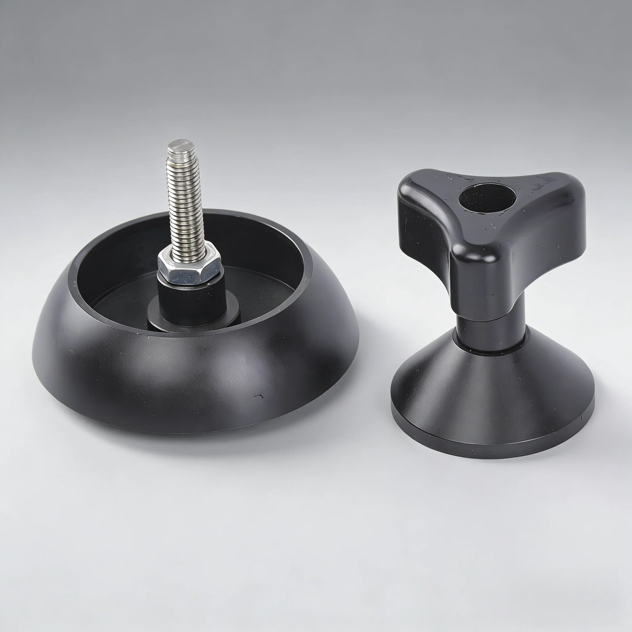 카메라 삼각대 비디오 헤드 베이스, 100mm 볼형 플랫 베이스 어댑터, 3/8인치 나사산 CNC 알루미늄 합금 마운트