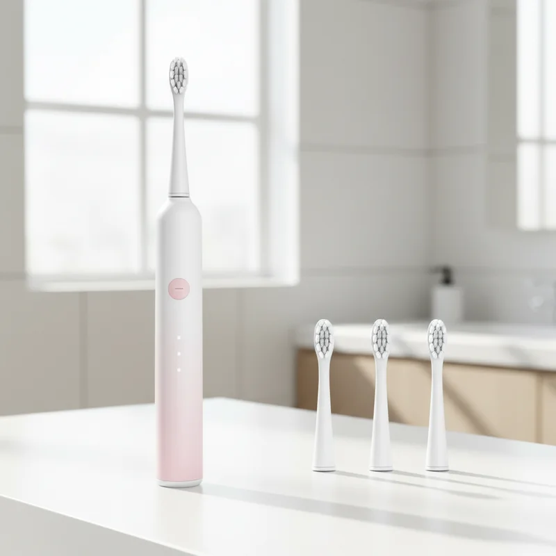 여성용 소닉 전동 칫솔 그라데이션 디자인 6가지 모드 IPX7 방수 듀폰 소프트..