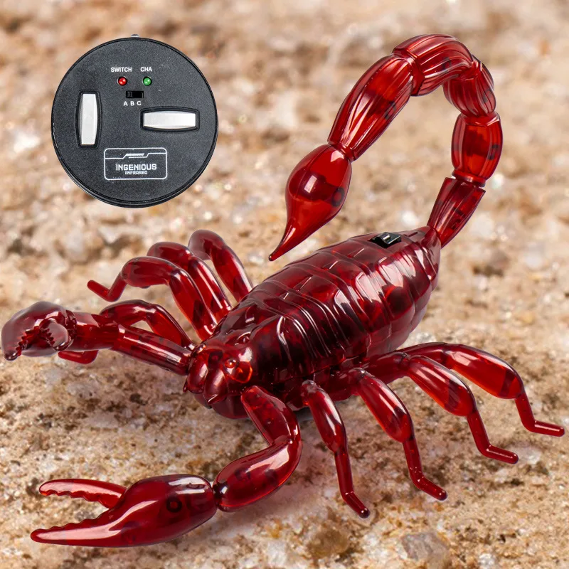 Remote Control Toy Realistic Scorpion Model Rc Animal High Simulation Fake Scorpion Prank Infrared Electric Toys Present Gifts A 2
