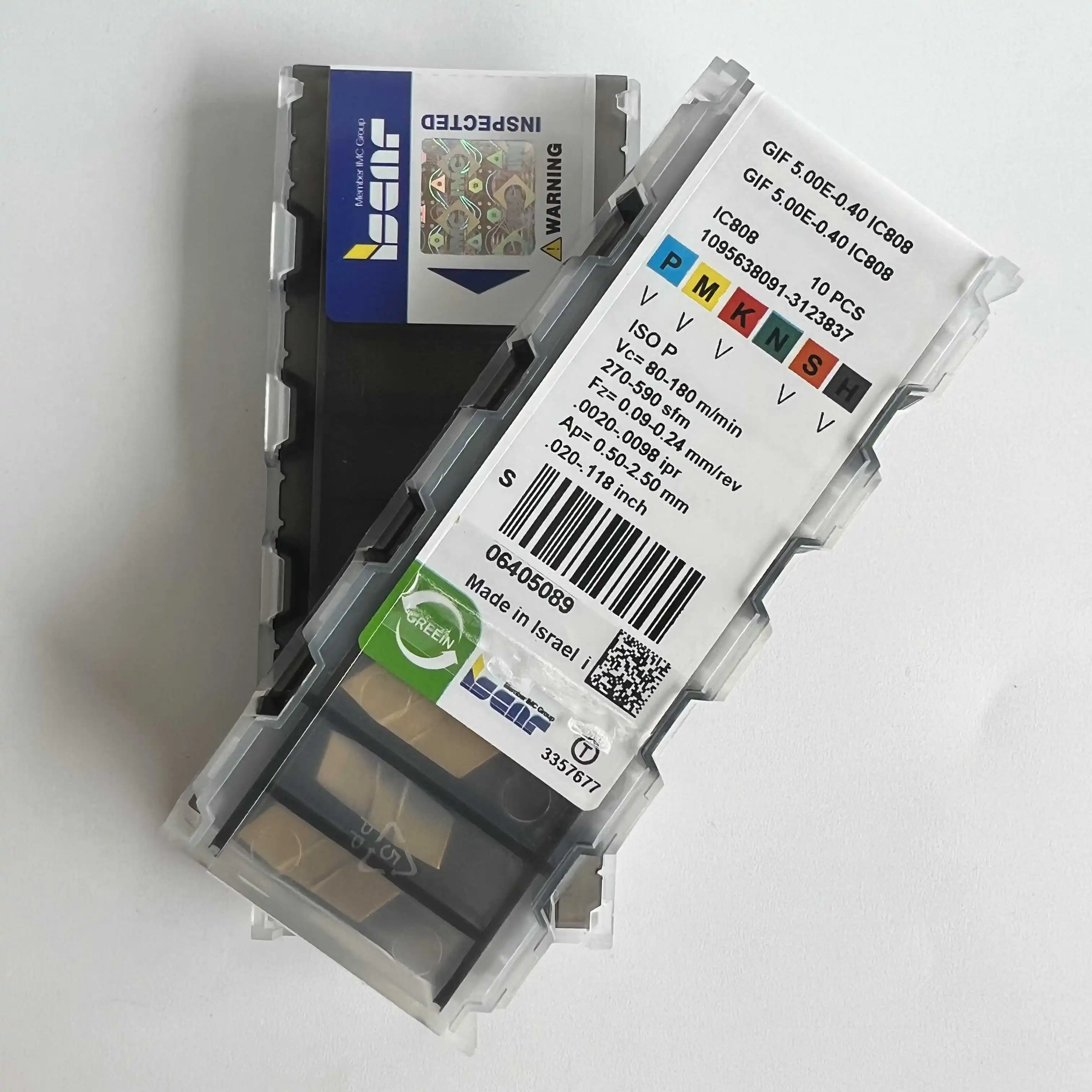 

GIF5.00E-0.40 IC808/карбидные лезвия 10 шт.