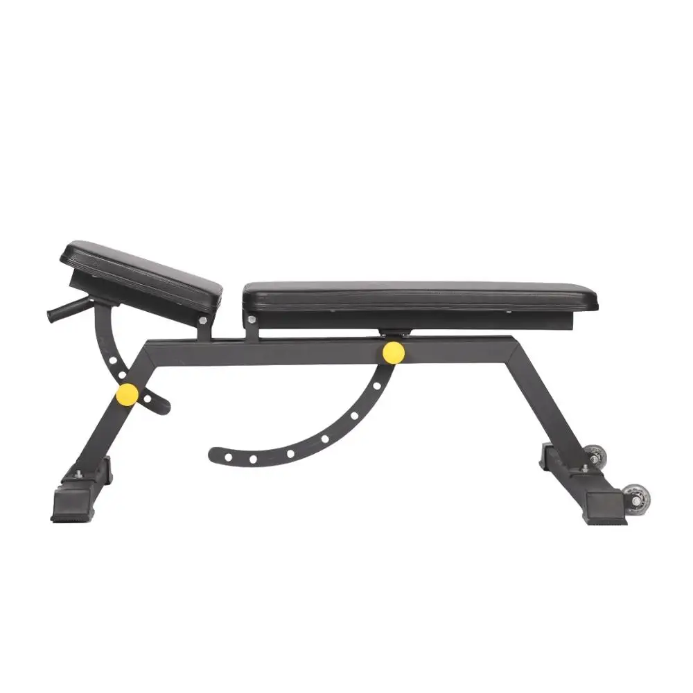 Abdominal training flat bench gym bench press sit up Fitness