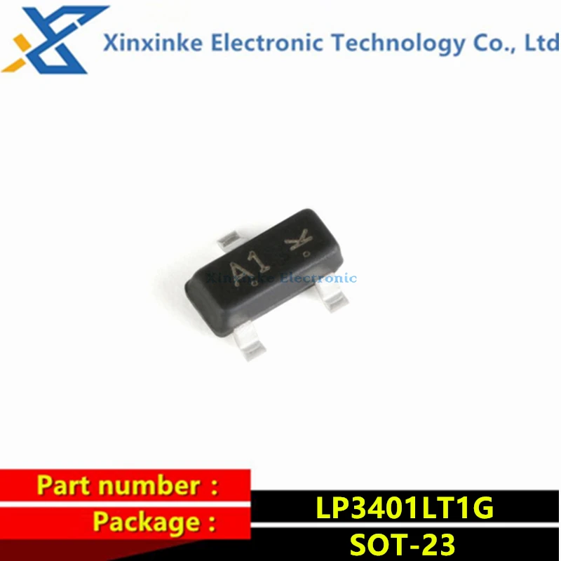 

100PCS LP3401LT1G SOT-23 P-Channel -30V -4.2A MOSFET