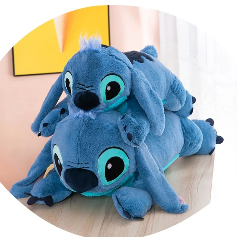 Plush Stitch Disney 60cm  Lilo Stitch Plush 60cm - 60cm Big Stuffed  Animals Disney - Aliexpress