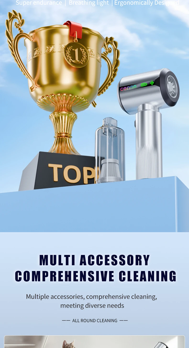 Car Vacuum Cleaner Strong Suction Powerful Portable HandHeld Car Cleaner for Hom