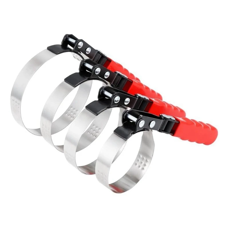 

Инструмент для удаления масляного фильтра, 4-х компонентный инструмент для удаления масляного фильтра, плоскогубцы для удаления из нержавеющей стали (2-3/4 дюйма до 5-1/4 дюйма)