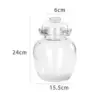 Professional Glass Pickle Jar Thick Stable for Home Dining Table 6