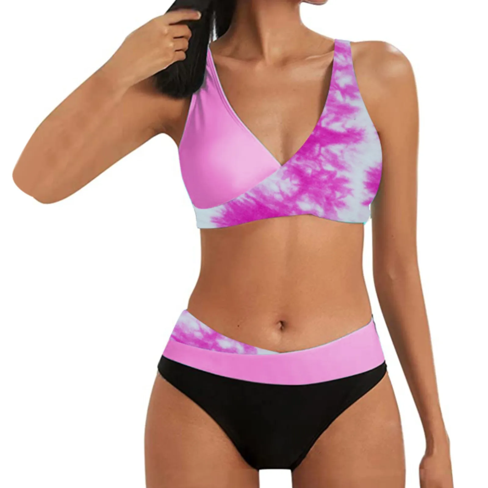 

Новый роскошный женский купальник, сексуальные комплекты бикини, модное бикини с разрезом и принтом, сексуальный бюстгальтер без стали, купальник, бикини для женщин