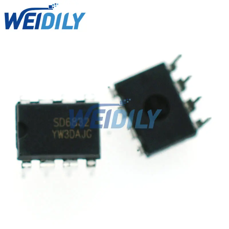 10PCS SD6832 6832 Power Supply Chip sd6832 DIP-8 dip8 | Электронные компоненты и принадлежности