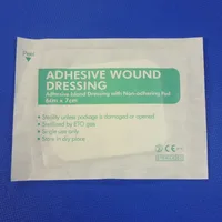 12/25pcs Large Size Hypoallergenic Non-woven Medical Adhesive Wound Dressing Band Aid Bandage Large Wound First Aid 6*7cm 2