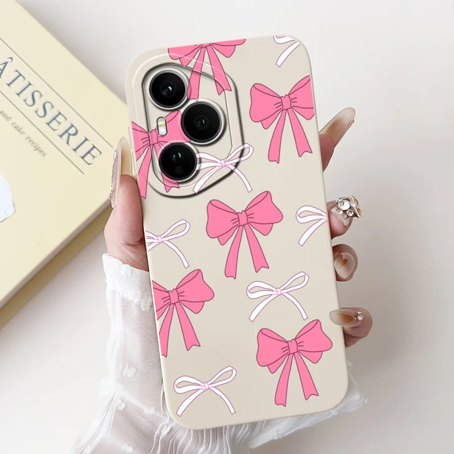 Elegant Bowknot Heart Anti-Drop Soft Phone Case - 2025 Fashion Collection