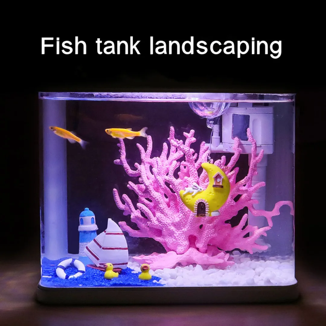 Fish Tank Simulation Coral Decor 2