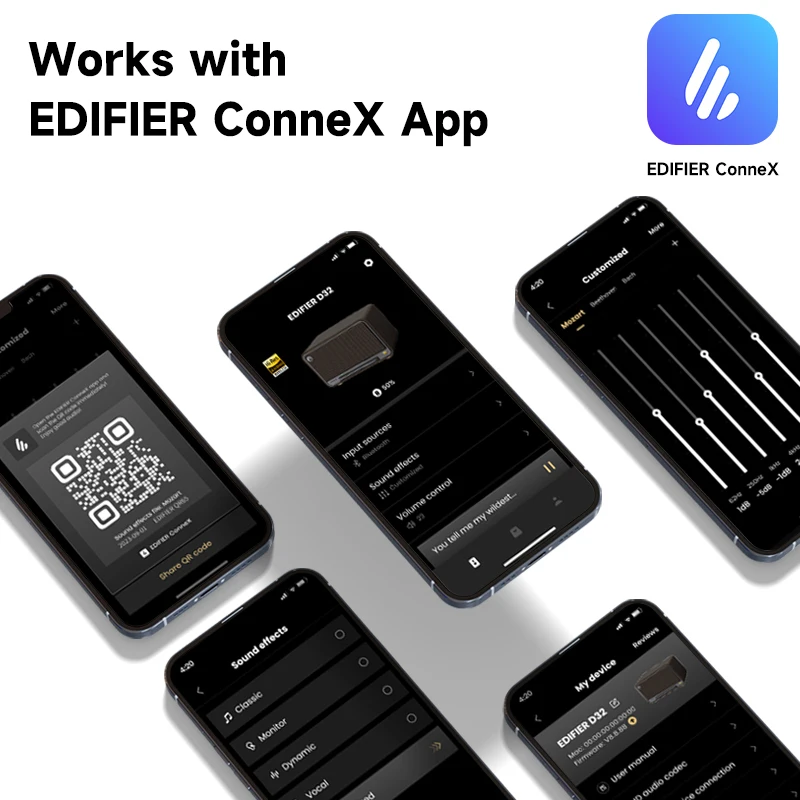 Edifier D32 ワイヤレス卓上スピーカー レトロ Bluetooth スピーカー