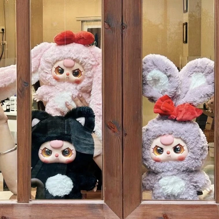 ねねです ミルキーラビット3点セット ピンク In Stock New Baby Three 400% Vinyl Blind Box Purple Rabbit
