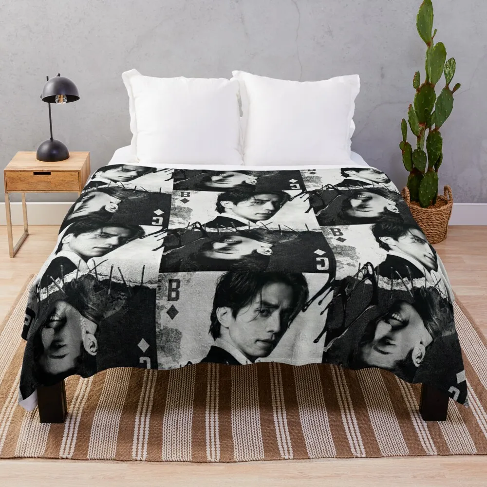 

Bad and Crazy Kdrama - Lee Dong-Wook & Wi Ha-Joon Throw Blanket Summer Bedding Blankets Sofa Quilt Soft Blanket