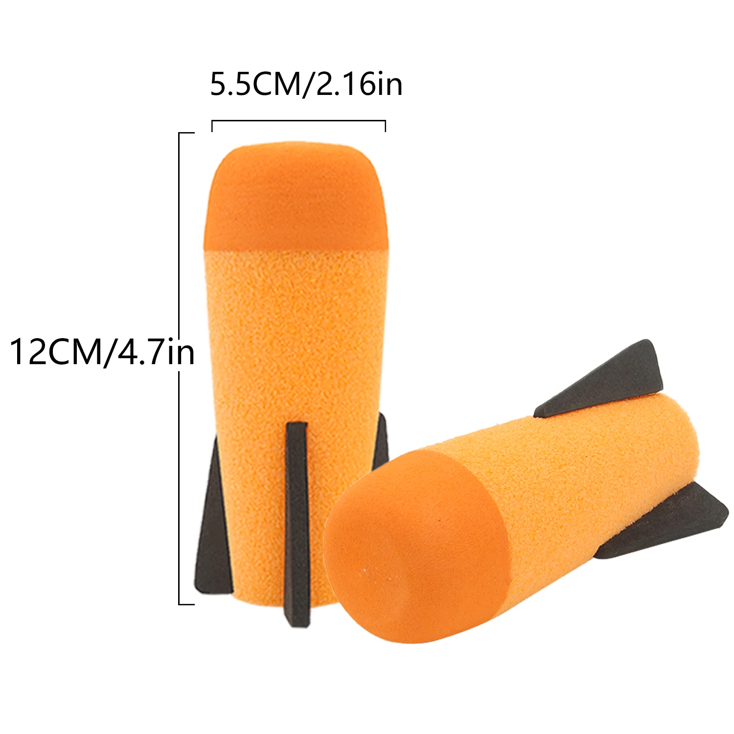 Foam Bullets Mega Missile Refill Pack Compatible For Nerf Rocket Elite