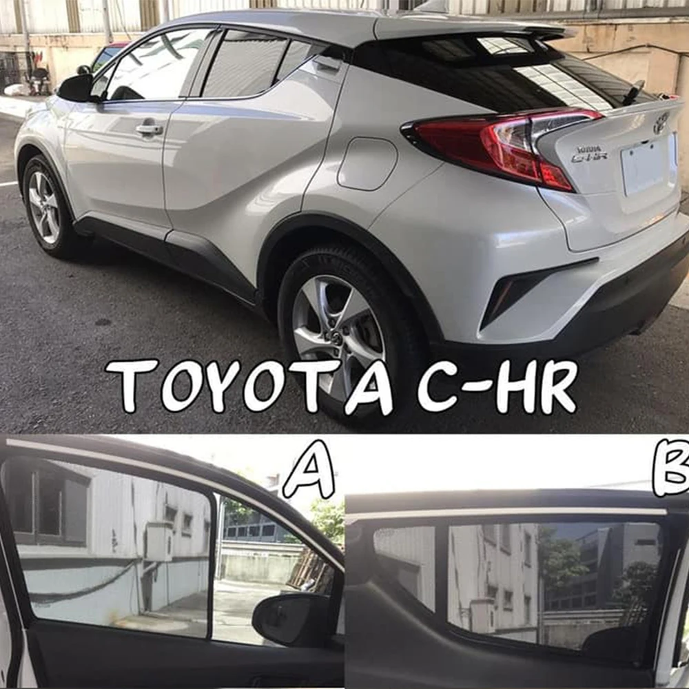 

For Toyota C-HR CHR AX10 2016-2022 Magnetic Car Rear Side Baby Window SunShade Shield Front Windshield Curtain Sun shade Visor