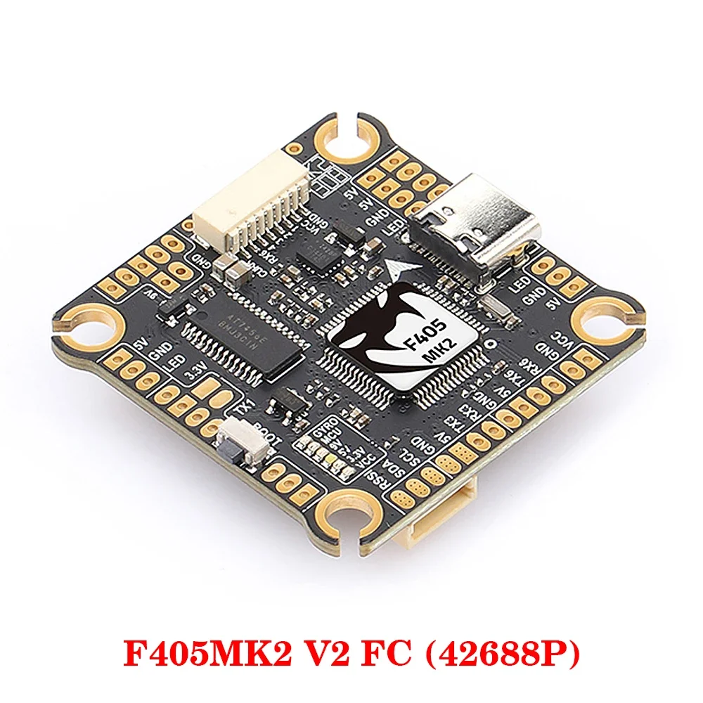 DIATONE MAMBA F405 MK2 V2 (ICM42688P) Flight Controller W/ F55 BLS F65 BLS 4in1 ESC Dshot 300/600 3-6S for RC FPV Racing Drone thumbnail 3