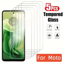 5 - Pack Premium Tempered Glass Screen Protectors - Tempered Glass (Motorola Moto G60)