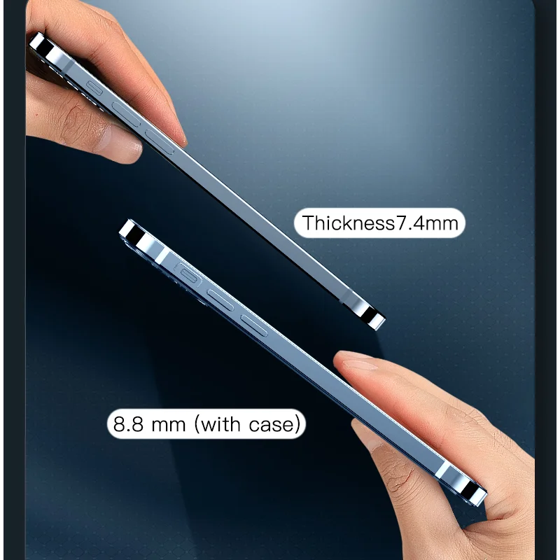 Luxury Metal Frame Case For iPhone 15 12 13 14 Pro Max Frosted ultrathin Aluminium alloy Full lens Protective ultrathin cover