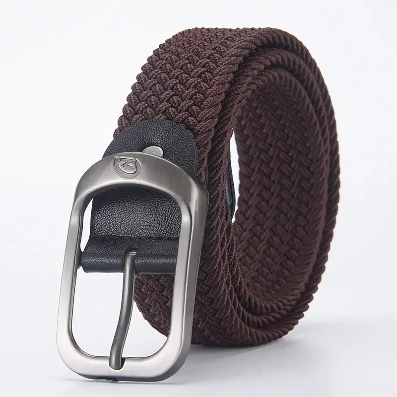 2023 Herren- und Damenmode Nylon-Gürtel Legierung Lässiger Gürtel Damen Wilder Stretch-Jeansgürtel Dekoration Ins Wind Luxusmarkendesign – Detail 15