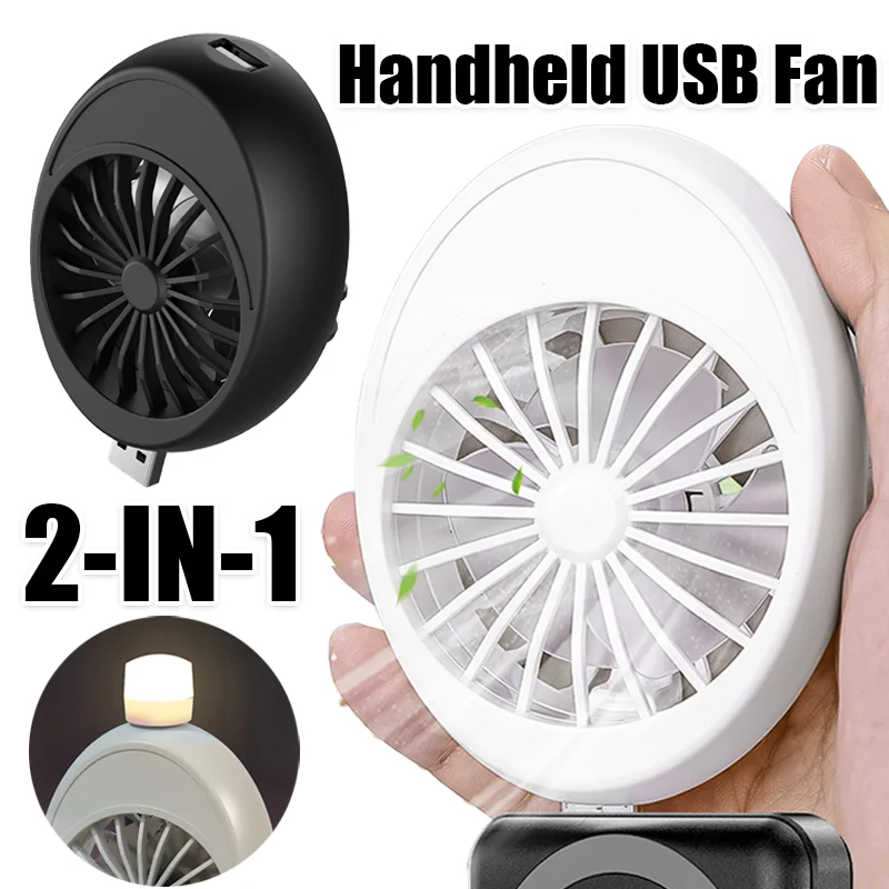 Protable Handheld USB Fan for Power Bank Notebook Computer Flexible Mini Fans For Summer Office Home Outdoor Cooler Desk Fans