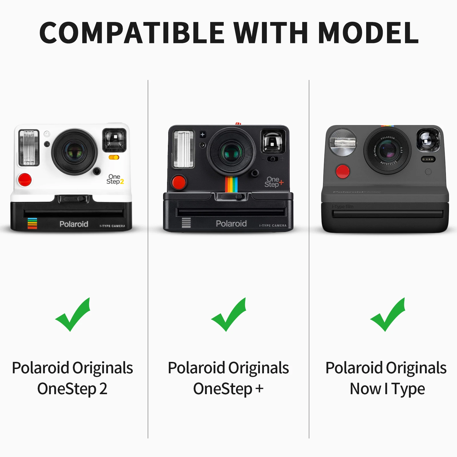 폴라로이드 오리지널용 Yinke 케이스 Now+/Onestep 2/Now I-Type/OneStep+ 인스턴트 카메라 EVA 하드 보호 커버 여행용 보관 가방