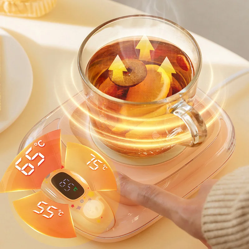 25W Coffee Mug Warmer Cup Heater Hot Tea Makers Heating Pad Warmer Coaster Electric Hot Plate Coffee Heater 220V 3