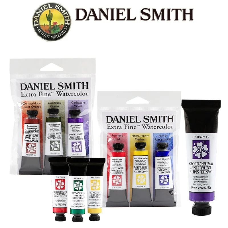 Daniel Smith Watercolor Paint Set Basic Color Christmas Color Mineral 3 Combination 2ml 15ml watercolor painting set watercolor paint watercolor pigment Artist Beginner Art Supplies