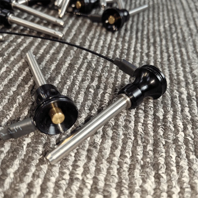 MW Audio 4 Stück 6mm Schnellverriegelungsstifte, Edelstahl-Kugelverriegelungsstifte für Line-Array-Lautsprecher-Rigging & professionelle Bühnenhardware – Detail 8