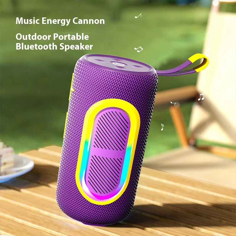 Powerful Portable Music Stereo Subwoofer Outdoor Woofer Bluetooth Speaker Wireless_voghion.com