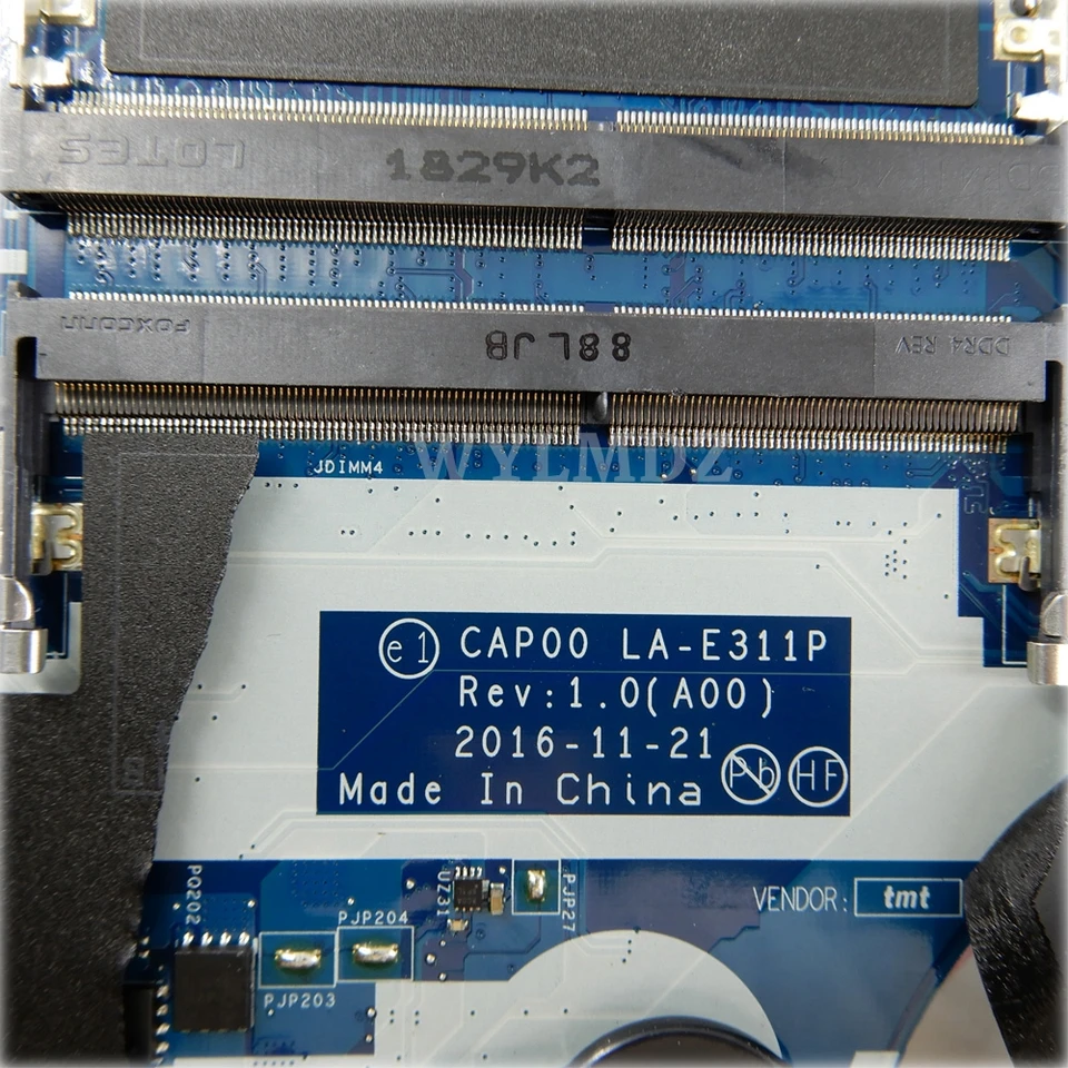 Carte Mère Pour Dell Precision 15 7520 – Intel I5-7440HQ, Référence 0G75Y, Neuve
