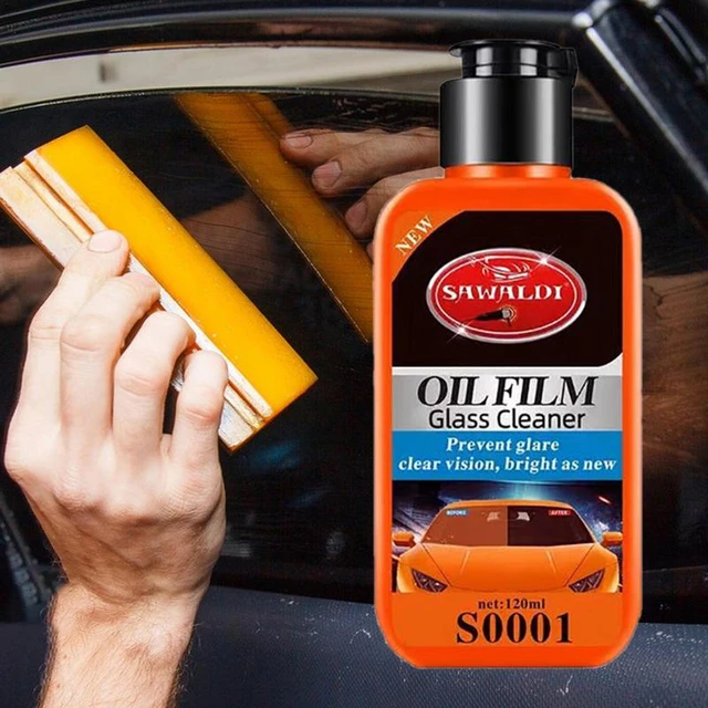 Oil Film Remover For Car Window 120ml Water Spot Remover For Glass Oil Film  Removal Car Windshield Cleaner For Home And Auto - AliExpress