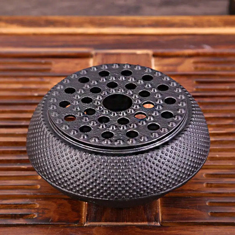 Tea Warmer Cast Iron Teapot Warmer Candle Insulation Stove Alcohol Heating Base Stove Tea Pot Holder For Heating Tea Coffee and Milk