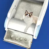 Large capacity anti splash cat litter box, WiFi remote control automatic cleaning cat toilet, intelligent sensing cat litter box 3