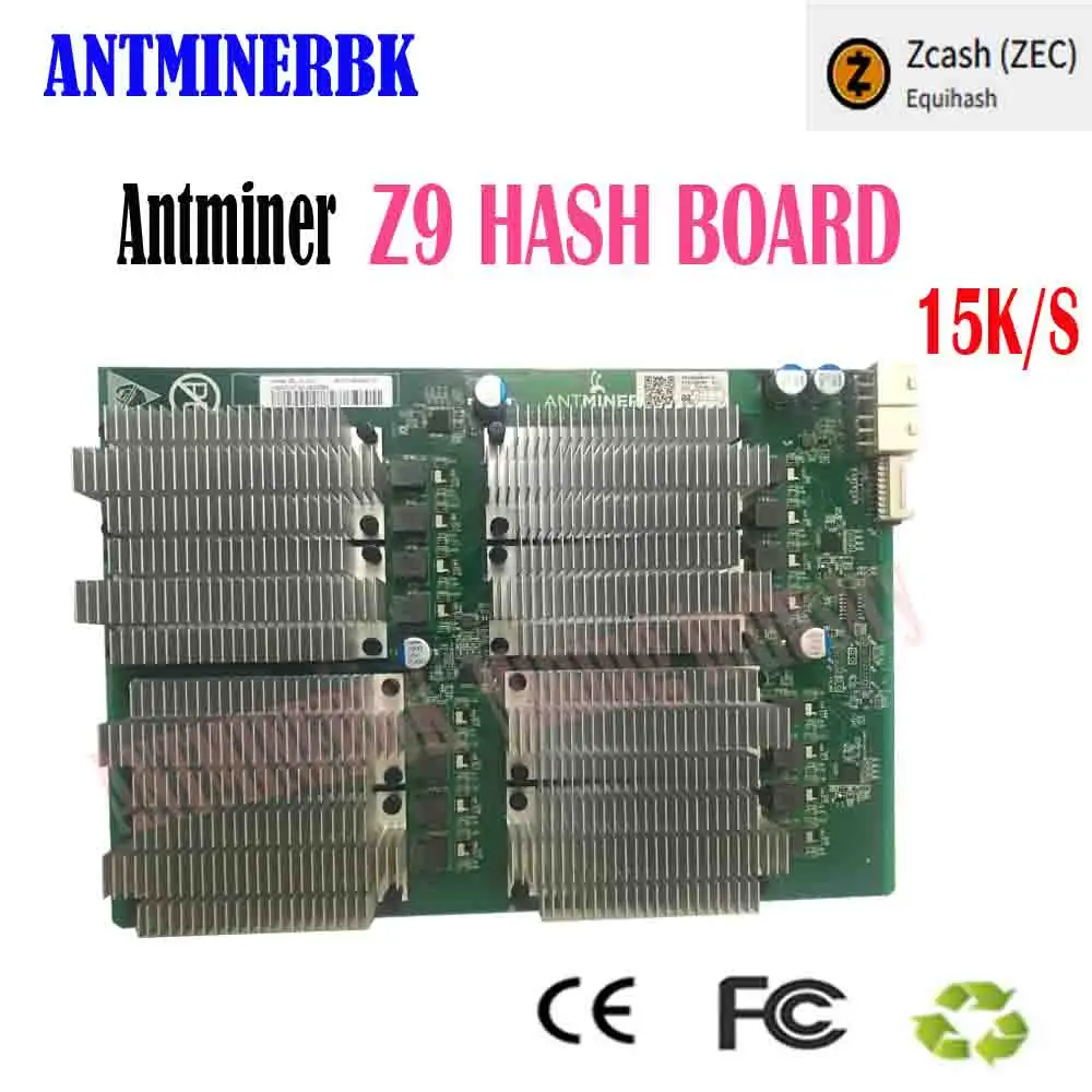Usato Zec Miners Antminer Z9 Hashboard 15K Asic Equihash Zcash Miners Fai Da Te Pk Innosilicon A9 ++ Z15 Z11 Antminer S9 L3