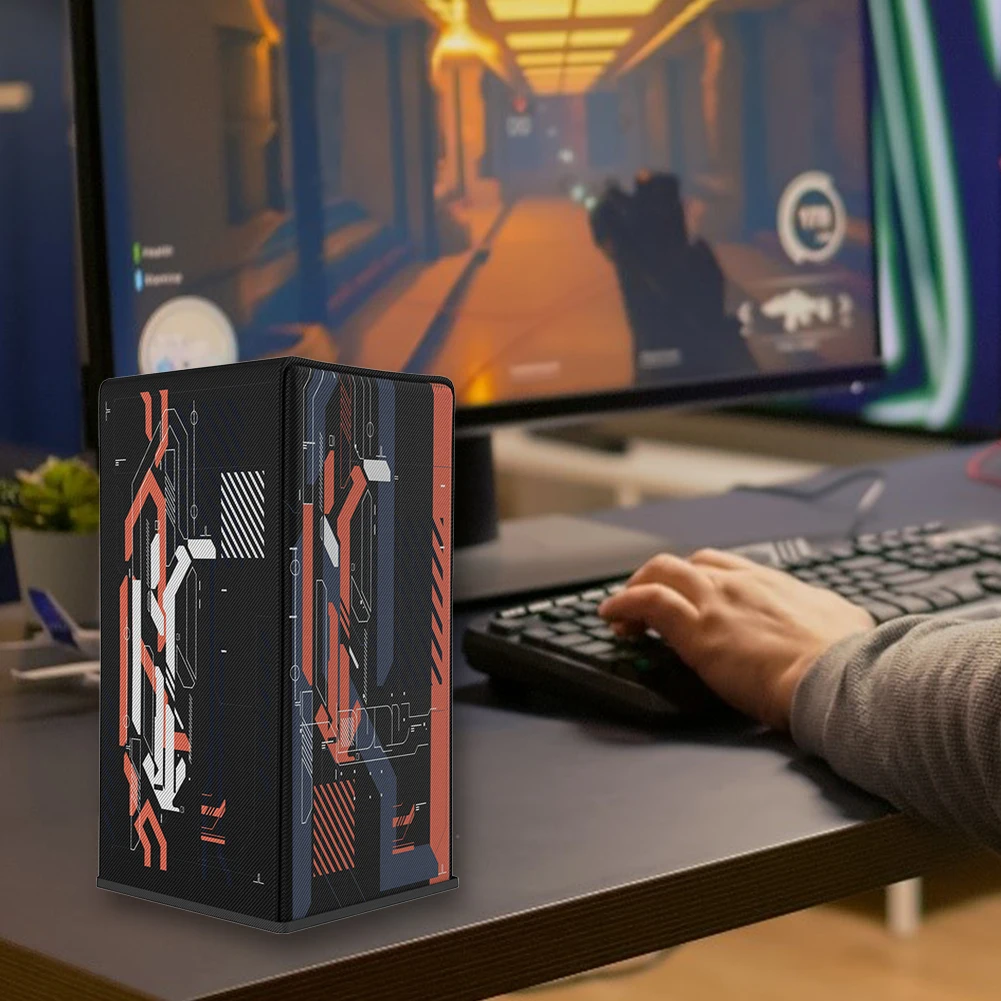 Dust Cover Vertical Dustproof Sleeve Case Oxford Waterproof Cloth Dustproof Cover Protective Case for Xbox Series X Game Console