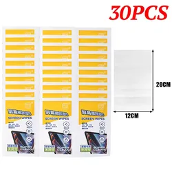 Versatile Disposable Screen Cleaning Wipes - Pack of 10 - 40 (30PCS)