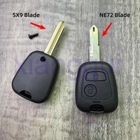 รีโมทกุญแจรถยนต์ 2 ปุ่ม ชิป ID46 PCF7961 ความถี่ 433.92MHZ สำหรับ Peugeot 107 206 207 306 307 407 และ Citroen C1 C2 C3 Saxo Picasso 4