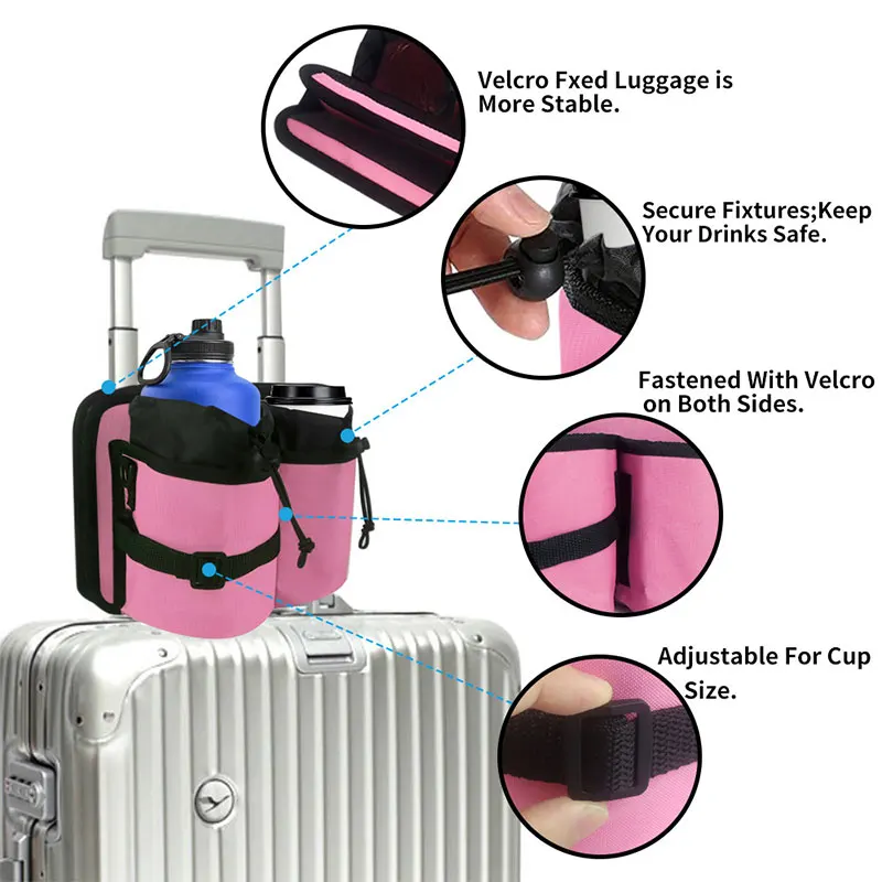 Luggage Cup Holder For Suitcases Luggage Drink Holder Gifts For