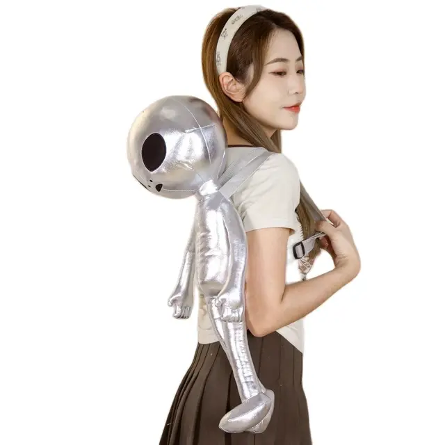 Bolsa de piel sintética con correa Extra terrestre para niños, muñeco de peluche suave de alta calidad, regalo de cumpleaños y Navidad, envío gratis 1