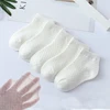 Summer White Mesh Children Cotton Socks Boys Girls Sports socks Spring Baby Skin-friendly Cotton socks  5Pairs 5