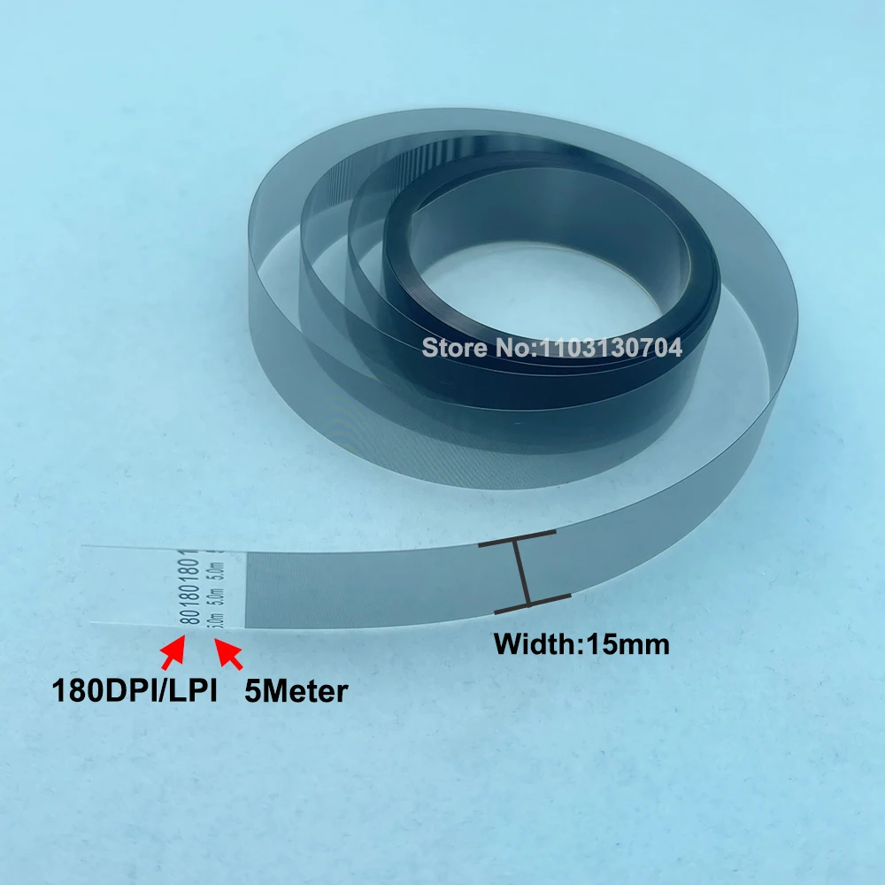 180LPI 180Dpi Encoder Raster Strip Film 2.5M 2.7M 4.5M 5M 15mm per Roland Allwin Stampante Umana Barra Lineare Encoder nastro a griglia - immagine 4