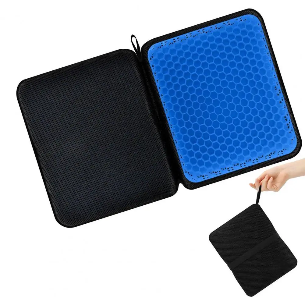 TPE Gel Portable Seat Cushion Sedentary Pain Relief Outdoor Camping Garden Bench Travel Airplane Seat Foldable Pad Mat