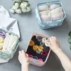 1pc Cotton Linen Fabric Waterproof Desktop Sundries Basket Storage Box Cosmetic Toy Organizer Underwear Socks Clothes Storagebag 2