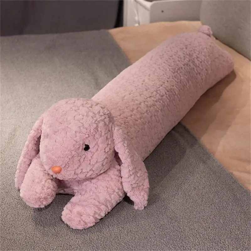 Stuffed Animal Rabbit Sleeping Cushion Decorative Pillow Chair Back Cushion For Home and Travel Napping Pillow 2