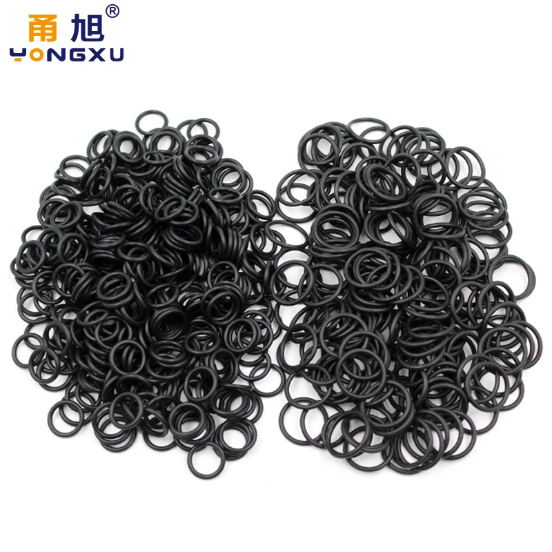 NBR O Ring Seal Gasket Thickness CS1.9mm OD5-100 Oil and Wear Resistant Automobile Petrol Rubber O-Ring Waterproof Rubber O Rings Silicone O Rings Keycap O Rings