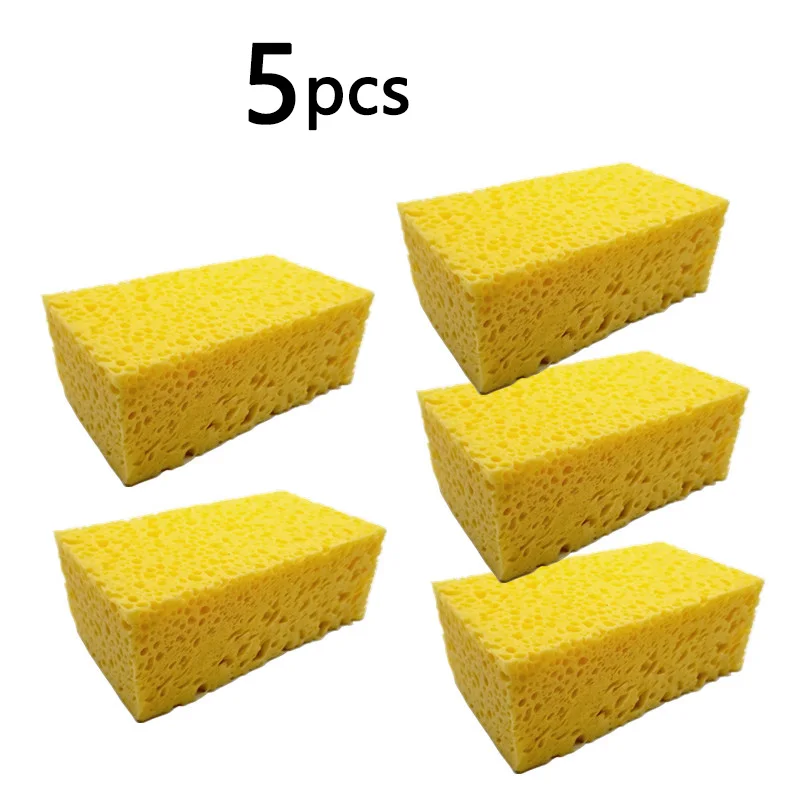 Garneck Car Accesories Compressed Sponges Large Sponge 10PCS Absorbent  Sponge Car Washing Sponges Clean Sponges Cleaning Sponge Blocks (Random  Color)