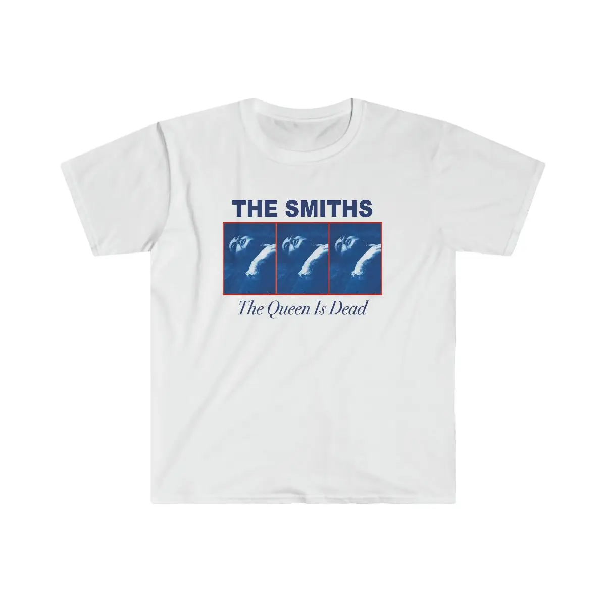 The Smiths The Queen Is Dead Shirt 1986 Tour Replica T-Shirt Ultrasoft Stile Retrò Davanti E Dietro Unisex